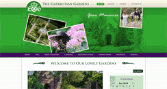Desktop Screenshot of elizabethangardens.org