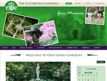 Tablet Screenshot of elizabethangardens.org